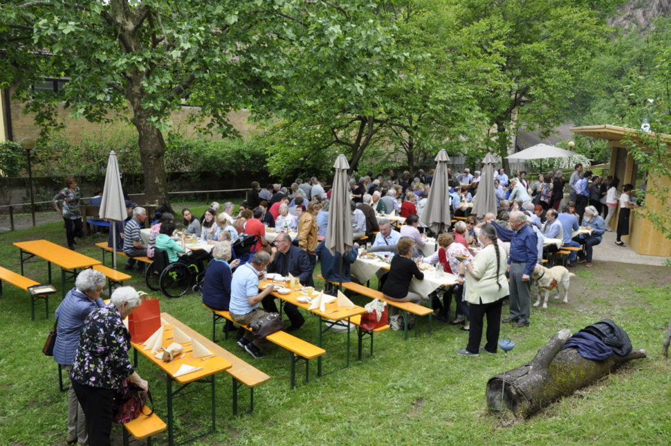 Grigliate nel parco del Centro Ciechi St. Raphael